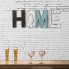 Wood HOME Sign Distressed Retro One Piece Design Exquisite Wooden
