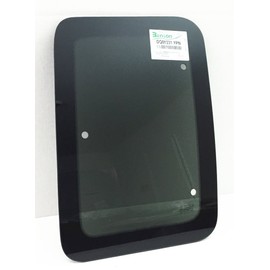 Privacy Movable Passenger Right Side Rear Access Door Quarter Glass Quarter Window Compatible with Ford F250 F350 F650 F750 F450 F550 Pickup 2 Door Super Cab 2000-2016 Models