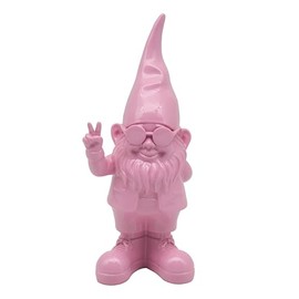 Lesser & Pavey Gnomes Behaving Badly Pink 20cm Figurines Statues For Home Decor | Ideal Ornaments Friendship Gifts For Women & Men | Lovely Table Centerpiece & Living Room Accessories