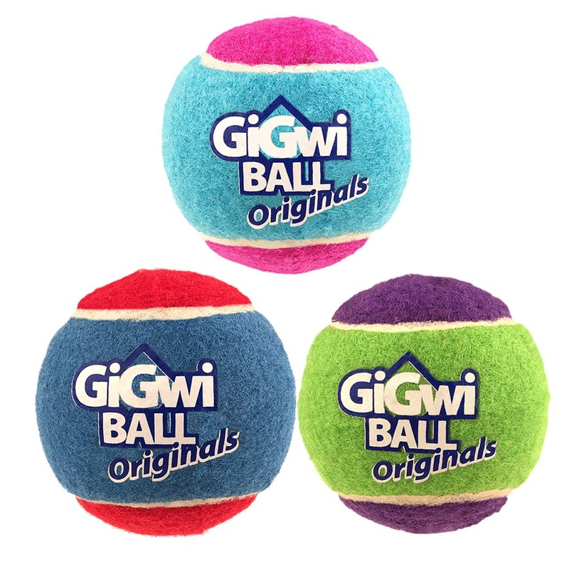 GiGwi Dog Toy Gigwi Tennis Ball Large 3P
