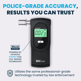 BACtrack Element Breathalyzer | Professional-Grade Accuracy | DOT & NHTSA Compliant | Portable Breath Alcohol Tester for Personal & Professional Use