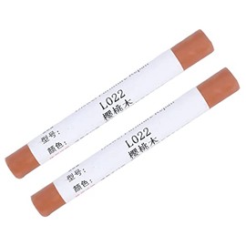 Lápiz de Pintura para retocar Manchas de Madera, reparación de Muebles, crayón de Cera, 2 uds.(Madera de Cereza)