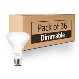 36 Pack BR30 LED Bulbs, 65W Equivalent, 2700K Soft White, 700 Lumens, Flicker-Free, Dimmable Recessed Can Flood Lights for Home & Kitchen, Long Lasting & Energy Efficient, E26 Base, UL Listed