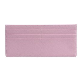 XEYOU Women Slim Rfid Blocking Credit Card Case Holder Wallet, Pink, 6 Cards, Modern