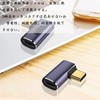 USB 4.0 Type C Converter Adapter, Left and Right 90°,