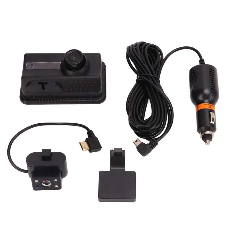 Dual Dash Cam High Definition 120 Degree Wide Angle Emergency