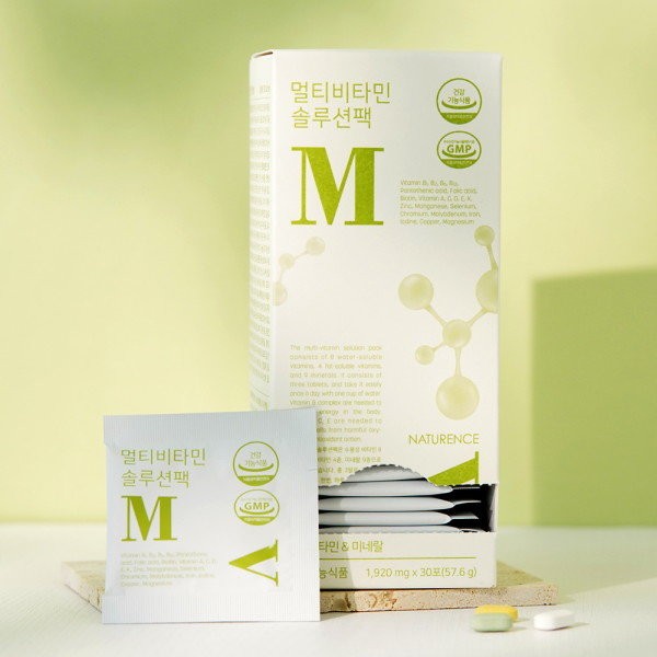 [Naturerence] Multivitamin Mineral Comprehensive Solution Pack Nutrients 1,920mg x 30