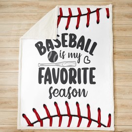 Kids Sports Game Sherpa Blanket Baseball Fleece Throw Blanket Player Baseball Gaming Plush Blanket for Bed Sofa Couch Room Decor Gift for Baseball Lover Grey Fuzzy Blanket Baby 30"x40"