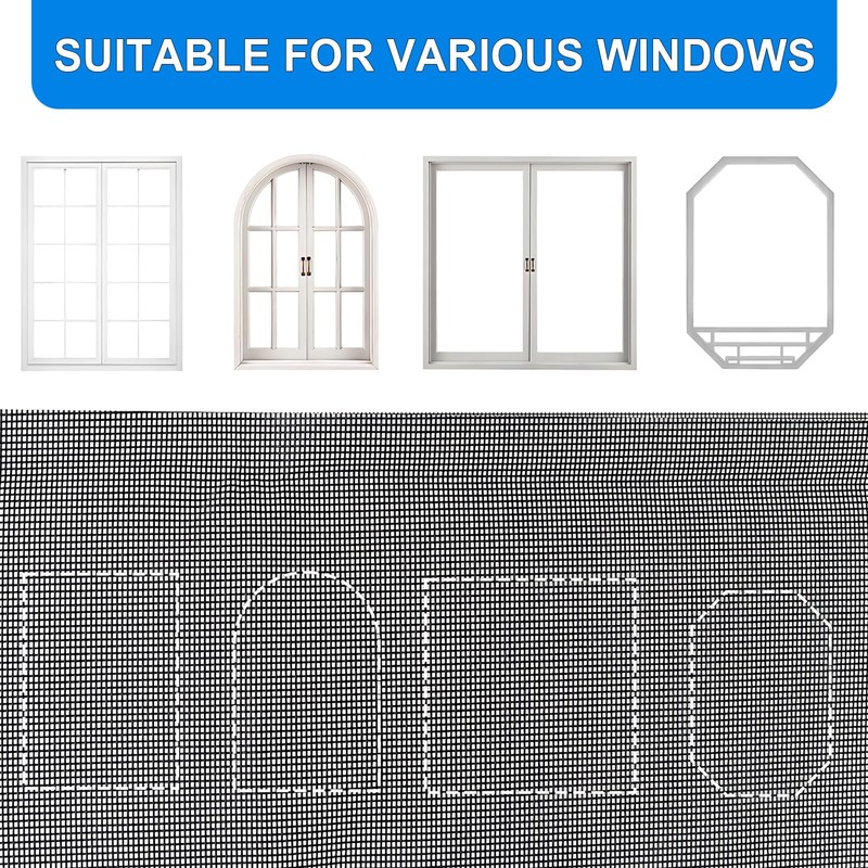Hsyan Window Fly Screen, Cat Safe, Cat Screen, Window, No