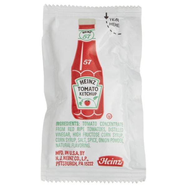 Heinz Tomato Ketchup, 0.32-Ounce Single Serve Packages (Pack of 200)