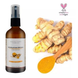 Nuestra Tierra Cosmética Ancestral Hidrolato De Cúrcuma Orgánico 120ml Tipo de piel Todo Biotipo Cutáneo
