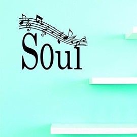 Decals Soul Wall Art Size 16 Inches X 16 Inches 22 Colors Available
