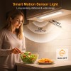Gritin 10.2inch Under Cabinet Lighting Rechargeable -84 LED Super Bright,3-Col