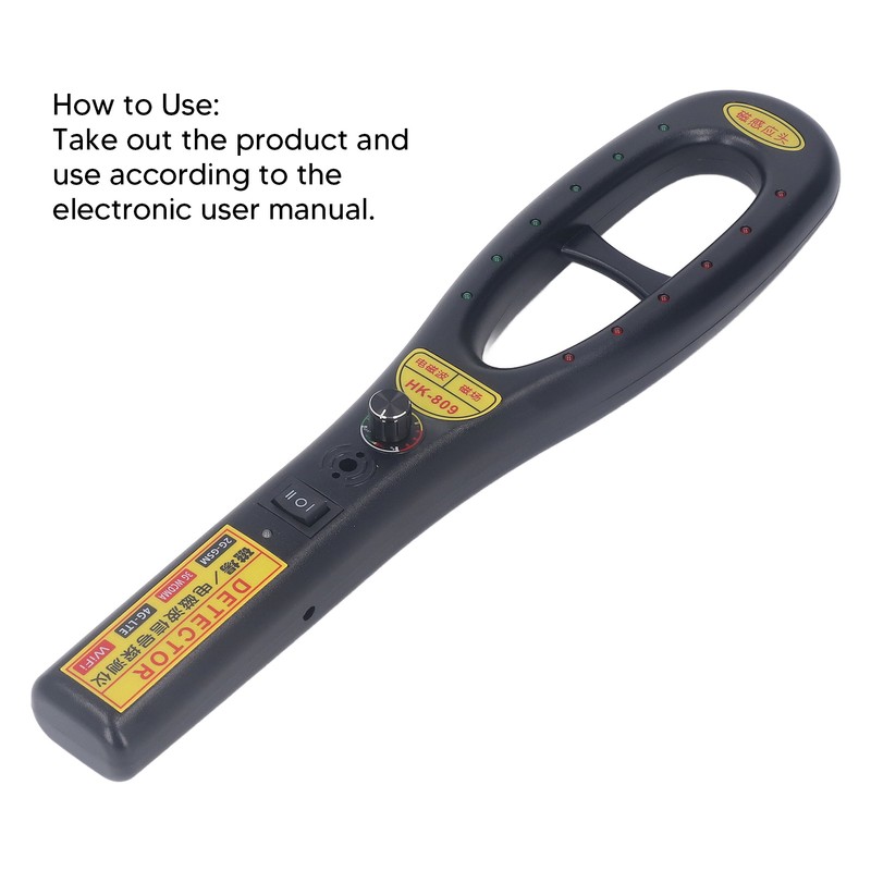 Signal Detector Bug Finder 1MHz‑2.8MΗz Camera Scanner Detecting Tool for