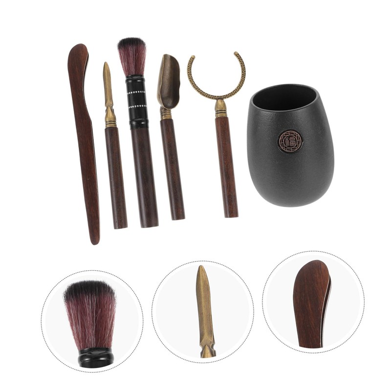 Mikinona Tea Ceremony Six Gentlemen Set 6-Piece Tea Making Tools