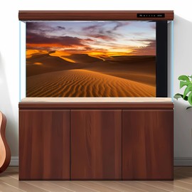 Riivvdise Sunset Desert Reptile Habitat Background Arid Landscape of The Sahara Desert Terrarium Background Sunset Over The Sand Dunes Aquarium Background Sunset Desert Tank Decor 36x24in