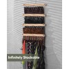 iCASA 4-Pack Hair Extension Holder - Stackable Hair Extensions Hanger