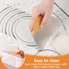 Dough Scraper, Stainless Steel, Pack of 2 Dough Scrapers with