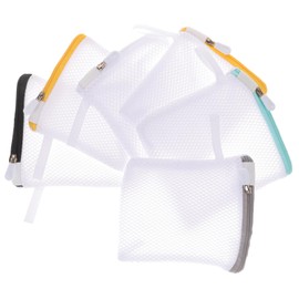 SOLUSTRE 6Pcs Mesh Laundry Bag with Zipper Travel Laundry Bag for Laundry, Blouse, Hosiery, Stocking, Underwear, Bra