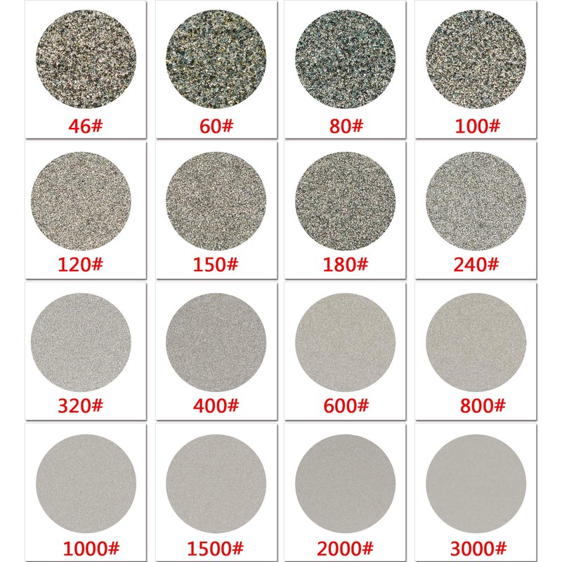 JINGLING 8" Inch Diamond Grinding Disc 3000 Grit Flat Lap