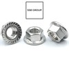 SS8® 2 x Flange Nuts Stainless Steel M10 (10mm) Hex