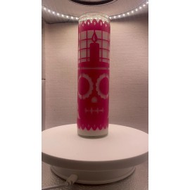 DAY OF THE DEAD DIA DE LOS MUERTOS CANDLES PAPEL PICADO SET OF 2