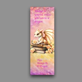 Art Always be a dragon collectable bookmark unique gift for readers dragon collector
