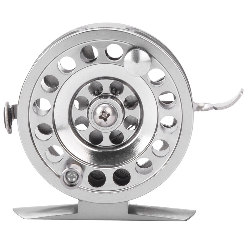 Outdoor Metal Ice Fishing Rod Front Wheel Right Hand Reel