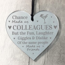 RED OCEAN Colleague Thank You Gifts Chance Made Us Colleagues Friendship New Job Leaving Gifts