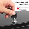 KYODOLED Fireproof Document Box with Key Lock, Small Lock Boxes