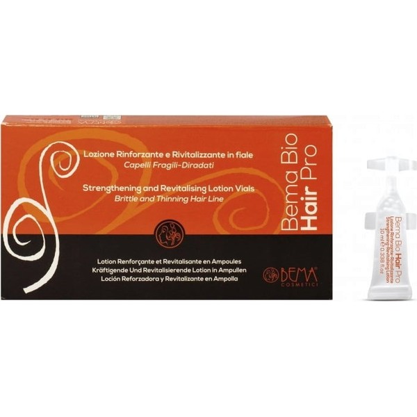BEMA COSMETICI HairPro Strengthening & Revitalising Lotion Vials, 10 x 10 ml