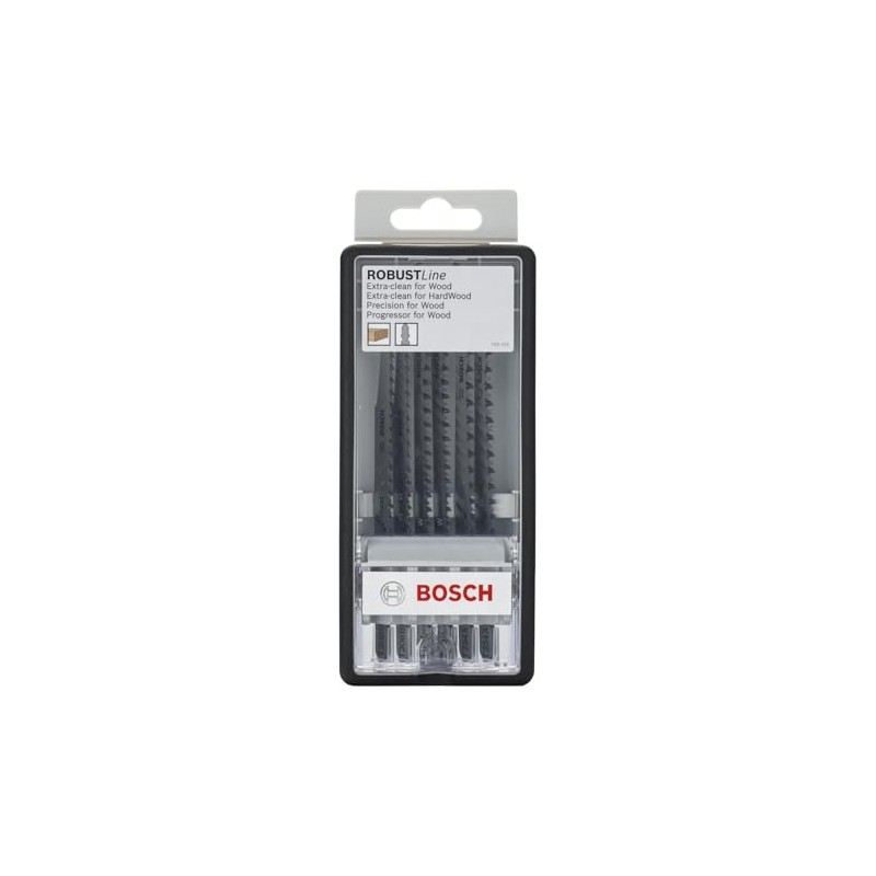 Bosch 2607010572 Wood Jigsaw Blade Set (6-Piece)