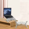 Laptop Stand with Cooling Fan Detachable Adjustable Aluminum Foldable Portable