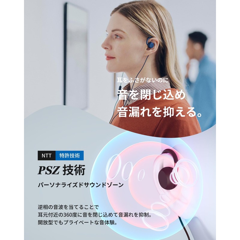 nwm (Nuom) Open-Ear Wired Earphones WIRED MWE006 Ear Spike │
