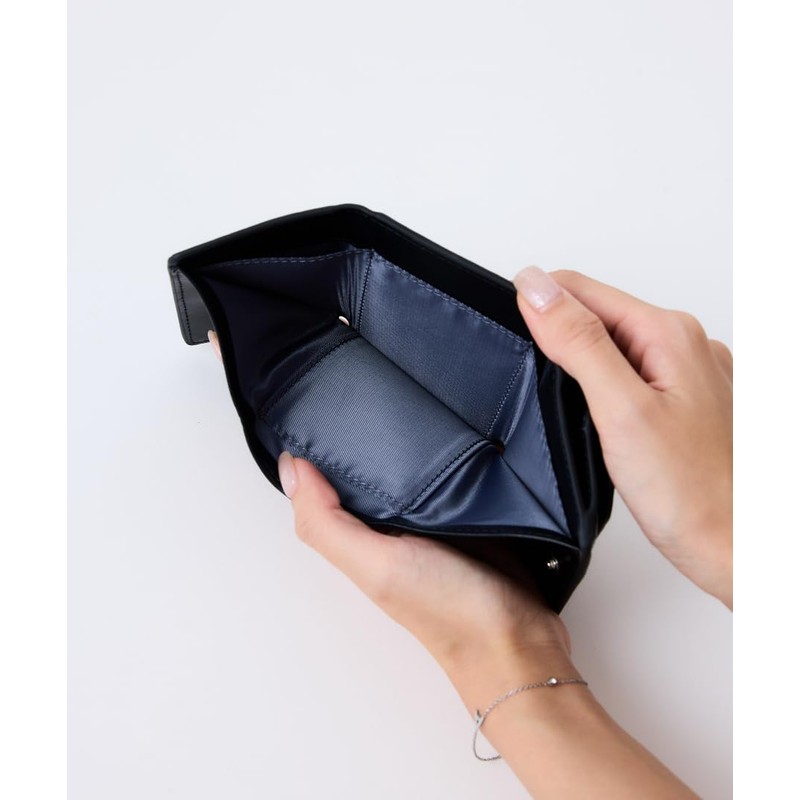 Legato Largo LJ-F3322 Trifold Wallet, Sparkling Commono, BK