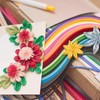 PATIKIL 360pcs Quilling Strips Paper 1/8"(3mm) 21"(54cm) Origami Paper Quilling