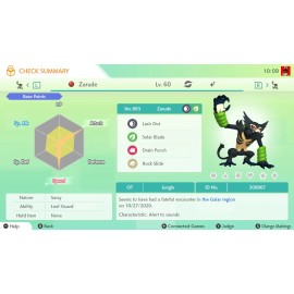 Pokémon ✨ZARUDE SHINY DADA ZARUDE SHINY ZARUDE EVENT UNTOUCHED✅HOME TRANSFER‼️