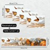 Elegant Floral & Butterfly Table Runner and Placemats Set –
