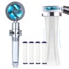 ANTOWER High Pressure Handheld Showerhead with filters Vortex hydro jet