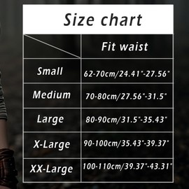 keland Medieval Corset Belt Women's Bodice Belt Leather Corset Belt Lace-up Corset Viking, brown