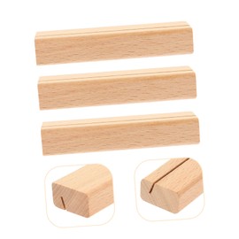 STOBOK 12pcs Vintage Name Card Display Stands Rustic Place Card Holders for Office Home Decor and Events Original Note Holders for Business Wedding and Dining Settings