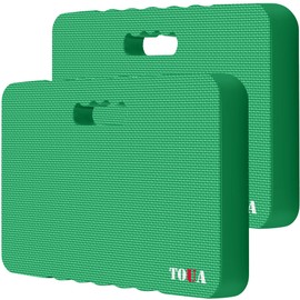 Kneeling Pad Thick Extra Large High Density Foam Comfort for Work Gardening Yoga Exercise Garden Knee 2 Pack Green