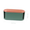 COHEALI 1Pc Stylish Cable Storage Box Durable Charging Cable Organizer