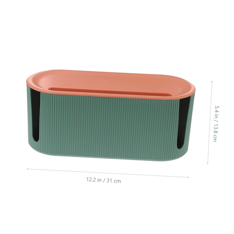 COHEALI 1Pc Stylish Cable Storage Box Durable Charging Cable Organizer