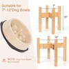 Elevated Dog Bowl Stand,Adjustable Dog Food Stand for 7”-10” Bowls,Single