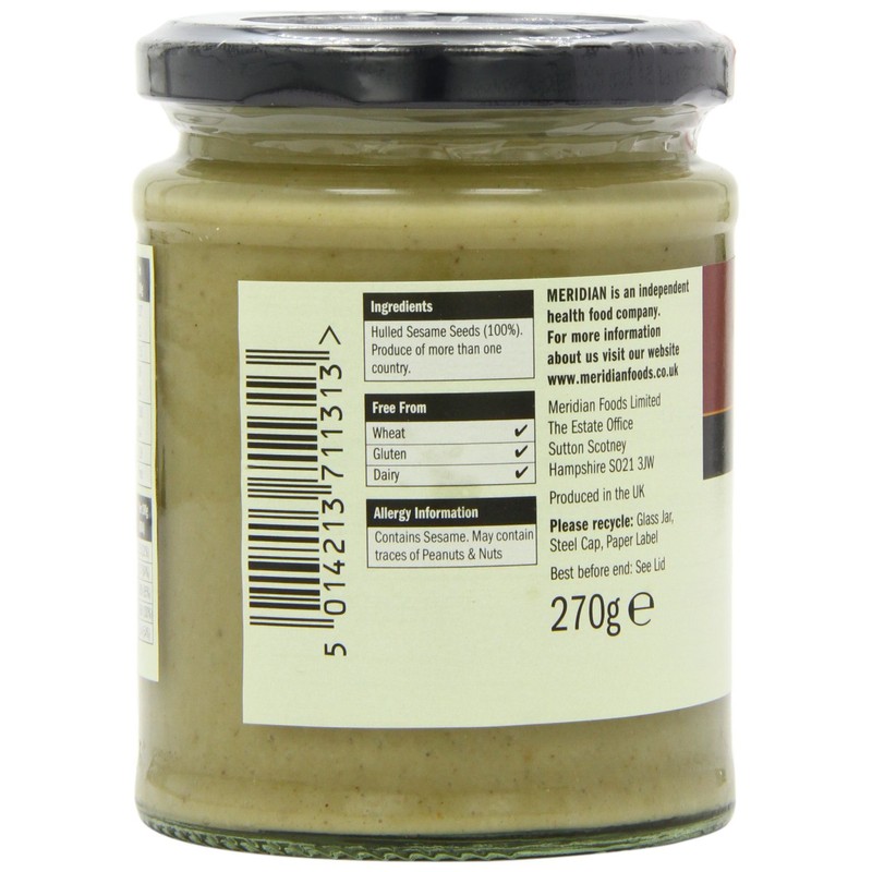 Meridian Natural Light Tahini, 270g