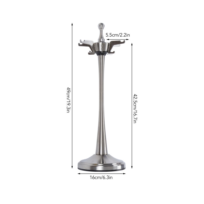 Kitchen Utensil Stand Stainless Steel Space Saving Rotatable Rustproof Kitchenware