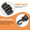 1" Plastic Clip Snap Hook Replacement Buckles Tri-Glide for Webbing