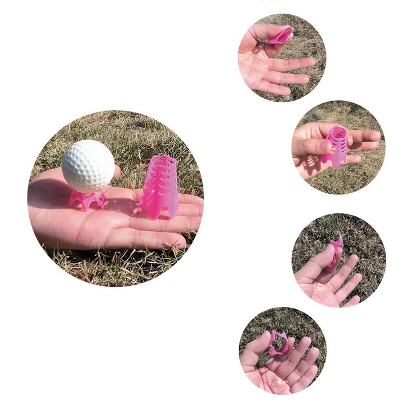 20 Pcs Plastic Golf Ball Holder Resistanceless Golf Simulator Tees