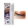 Glitter Mascara, Silver Waterproof Lashes, Diamond Sparkle Mascara for Shiny